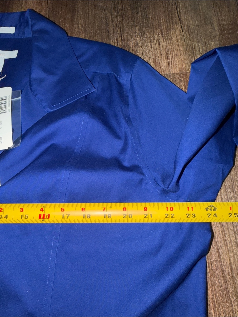 CHICO’S Lynette No Iron Shirt (3) & Microfiber Tank (2) Stratus Blue NWT - Picture 4 of 10